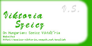 viktoria szeicz business card